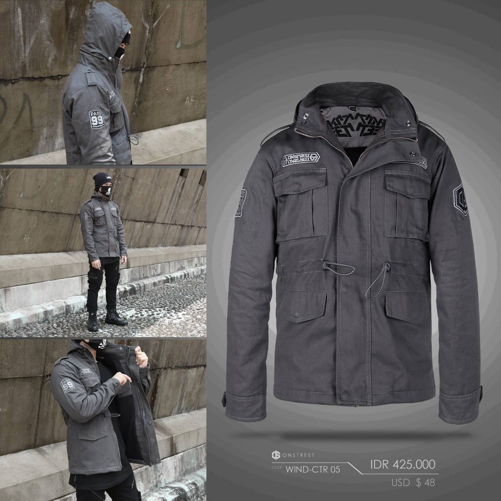 JAKET PRIA / LIMITED WIND CHEATER ONSTREET TERBARU