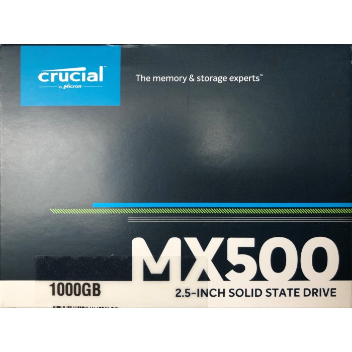 NEW SSD Crucial MX500 1TB SATA 2.5" 6Gb/s 2.5 inch CT1000MX500SSD1 - 1TB