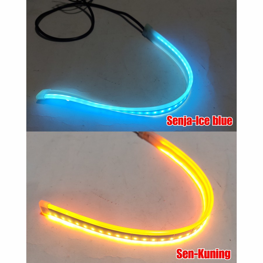 LAMPU ALIS SLIM 30CM 2 WARNA SENJA DAN SEN RUNING FLASH