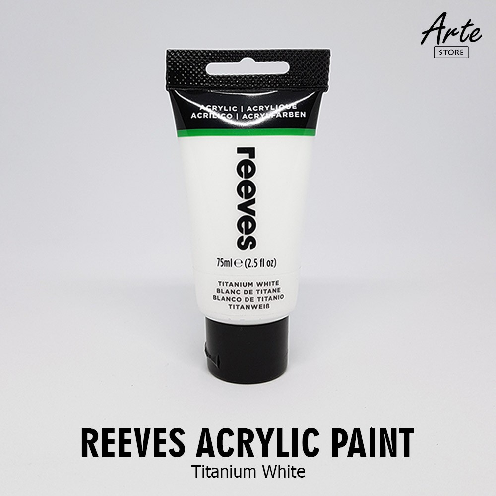 Cat Acrylic Reeves Titanium White 75ml