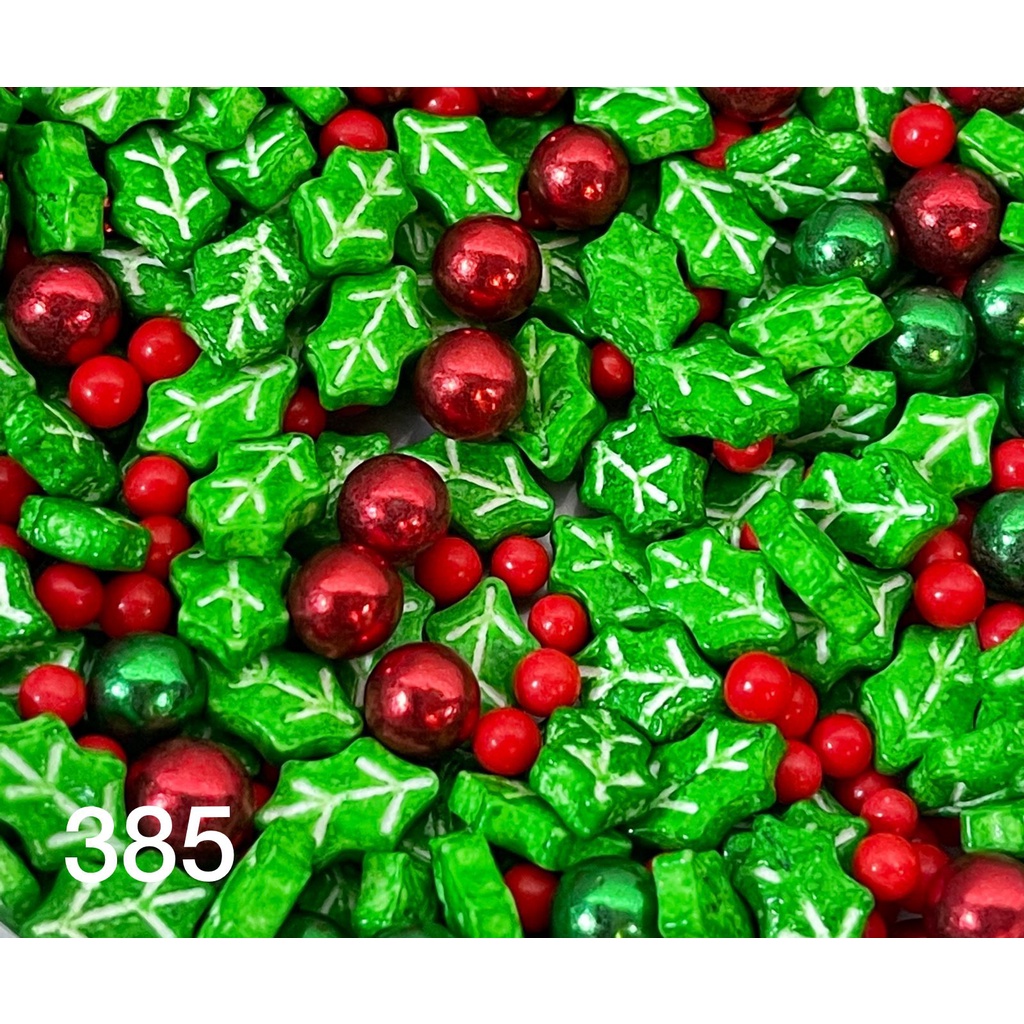 Sprinkles Mix Pearls Christmas - Mix Hiasan Kue Xmas 20gram