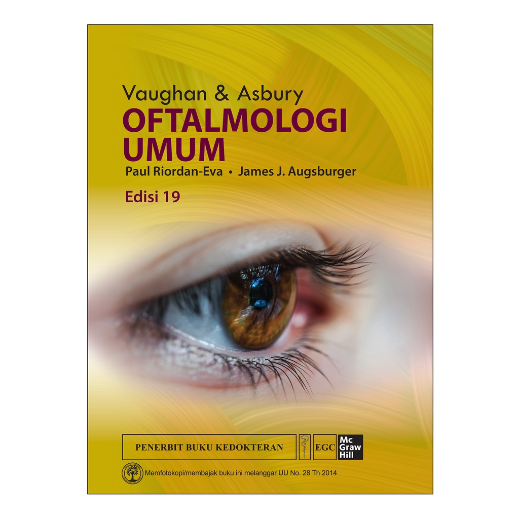 Original Buku Vaughan Asbury Oftalmologi Umum, Ed. 19