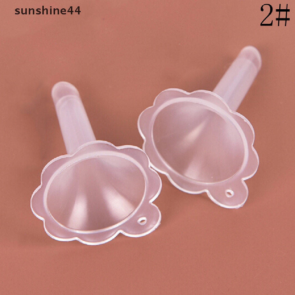 Sunshine 2pcs Corong Plastik Mini Untuk Diffuser Cairan / Minyak  2pcs Corong Mini Bahan Plastik Untuk Minyak / Cairan  2 Pcs Min Min Min Bahan Plastik Untuk Rumah