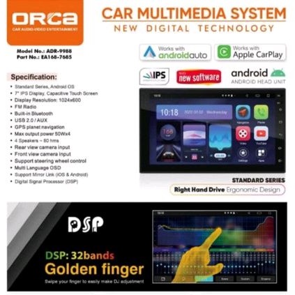 Head Unit Android Rush / Terios ORCA ADR 7688 Toyota Rush ORCA ADR 7688 Daihatsu Terios