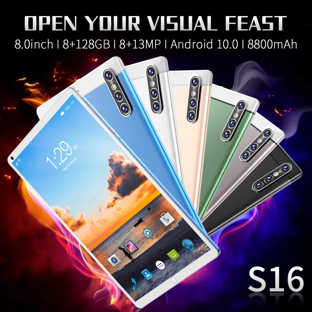 【Hot Sale】 2022 tablet 5G baru 10.1 inch 12GB + 512GB tablet pembelajaran Android 8.0 Inci Layar Full Screen Layar Besar Wifi 5G Dual SIM laris manis