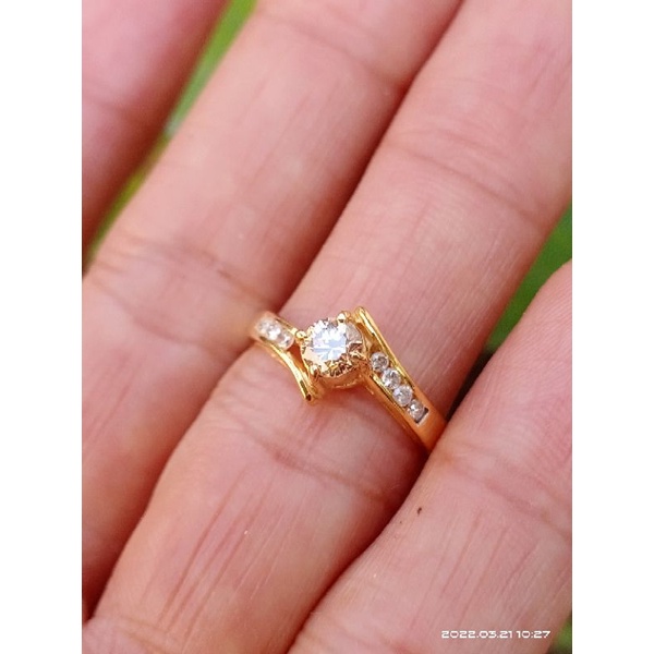 Natural brown light diamond - batu permata berlian asli Banjar bukan berlian Eropa kualitas bagus - 