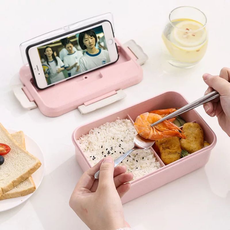 Kotak Makan Box Bekal Tempat Makan Lunch Box Set Rantang Makanan