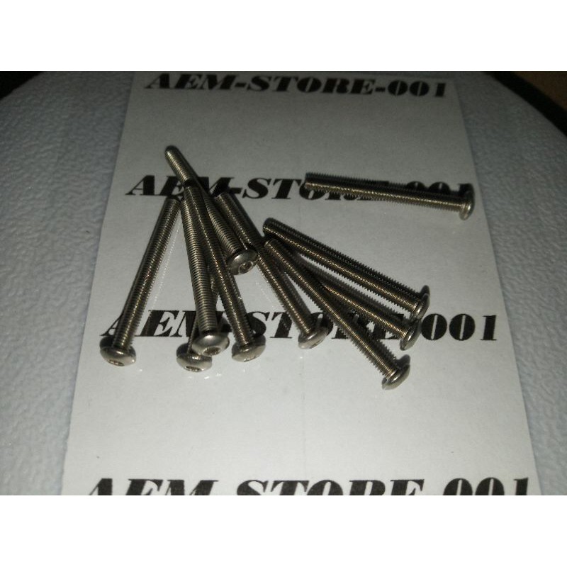 Button L M3 x 30 (3cm) stainless 304