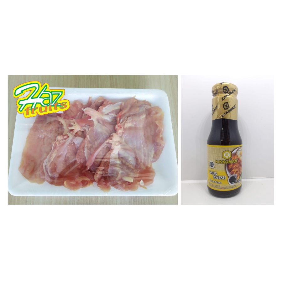 

Chicken Leg Slice + Kikkoman Katsu Sauce 300 gram