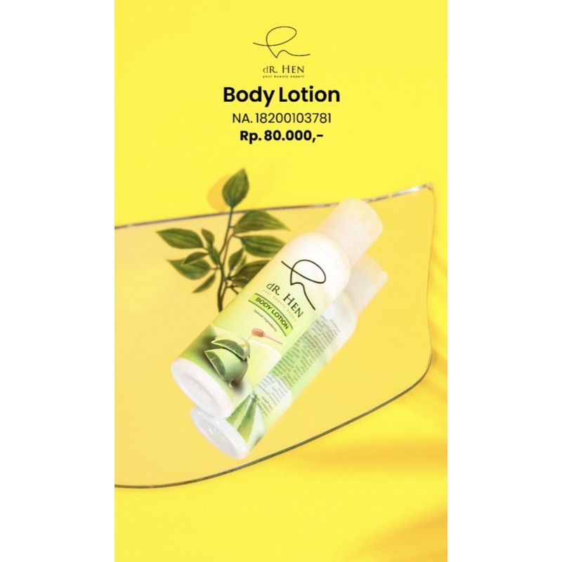 dR Hen - Body Lotion