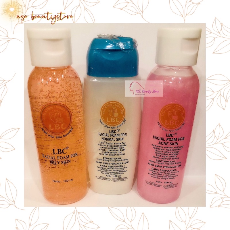 FacialWash LBC || normal , acne, oily || bentuk cair untuk kulit normal,berminyak dan berjerawat