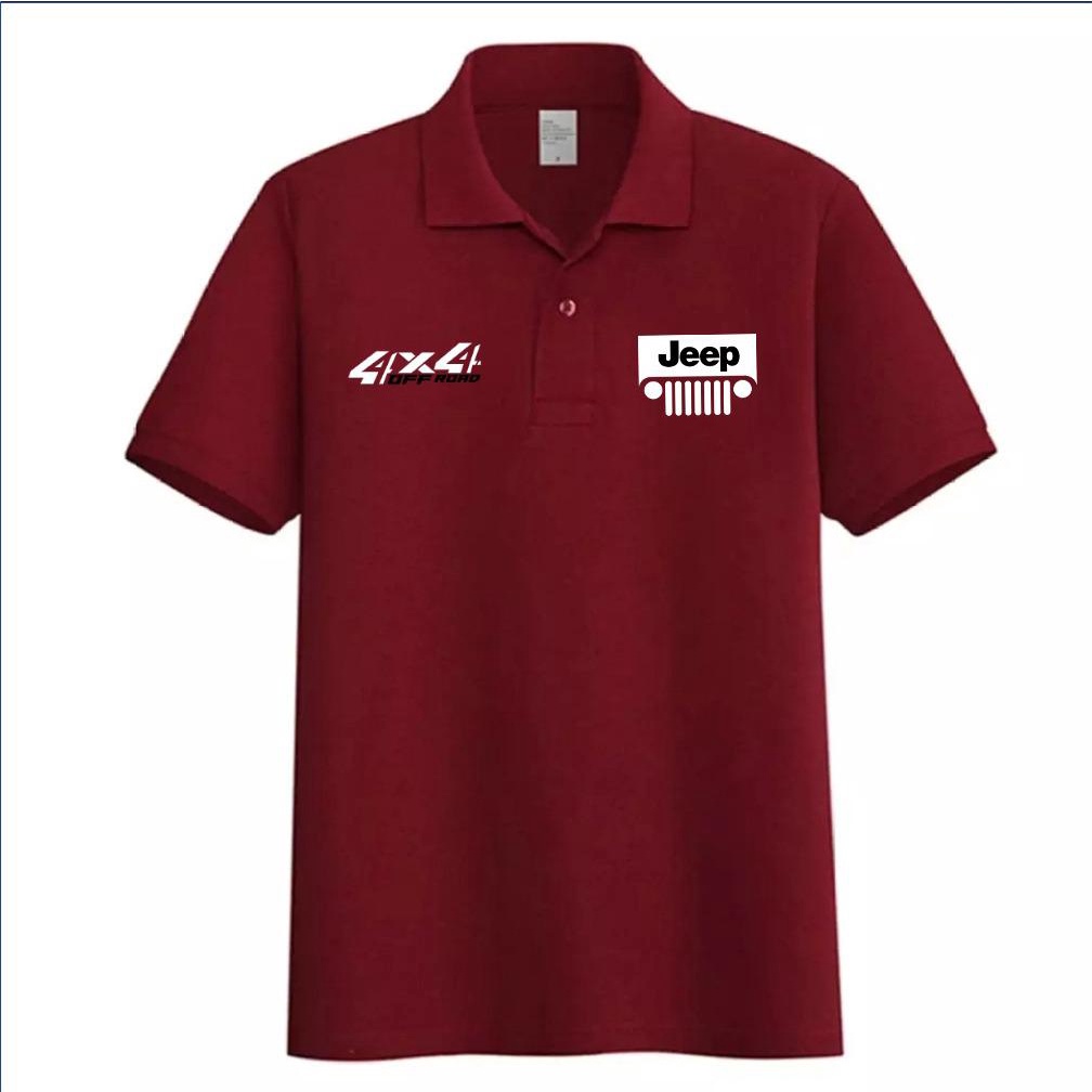 Noveli wear - Kaos kerah pria | kaos polo shirt | kaos polo distro logo Jeep