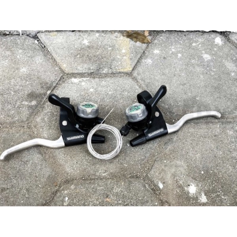 SHIFTER 7 3 SPEED SHIMANO ALTUS CT90 VINTAGE GABUNG REM BRAKE ORIGINAL NOS V BRAKE CANTILEVER 3X7 FE