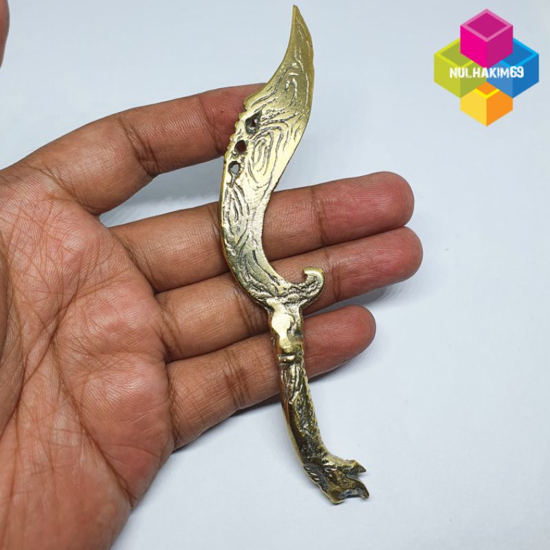 pusaka ku jang halus kuningan asli