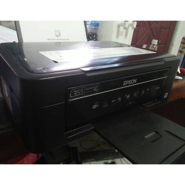 Printer Epson L355 Udah Wifi Murah Shopee Indonesia