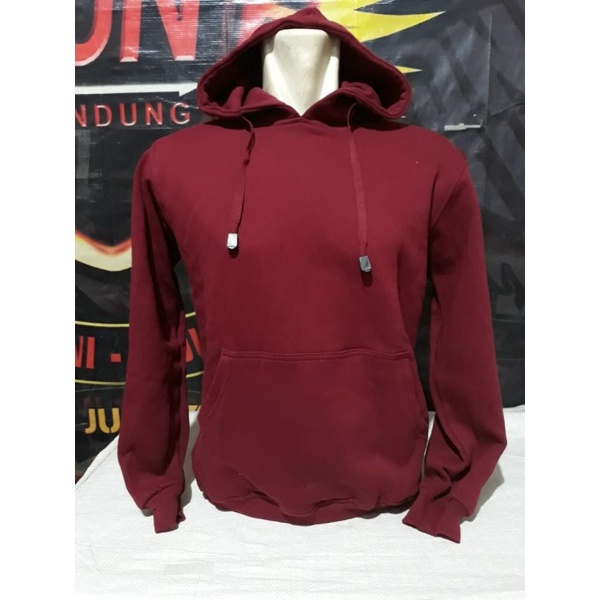 Hoodie Marun cotton fleece 280g