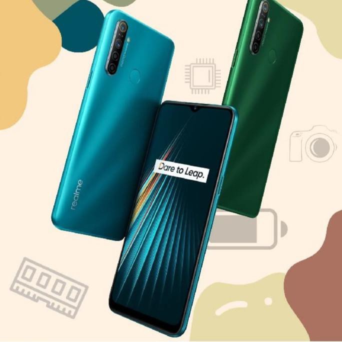 SPESIAL HR INI CUCI GUDANG HP  HP Realme 5i Smartphone REALMI 5i RAM 3/32 GB Garansi Resmi 1 Tahun -