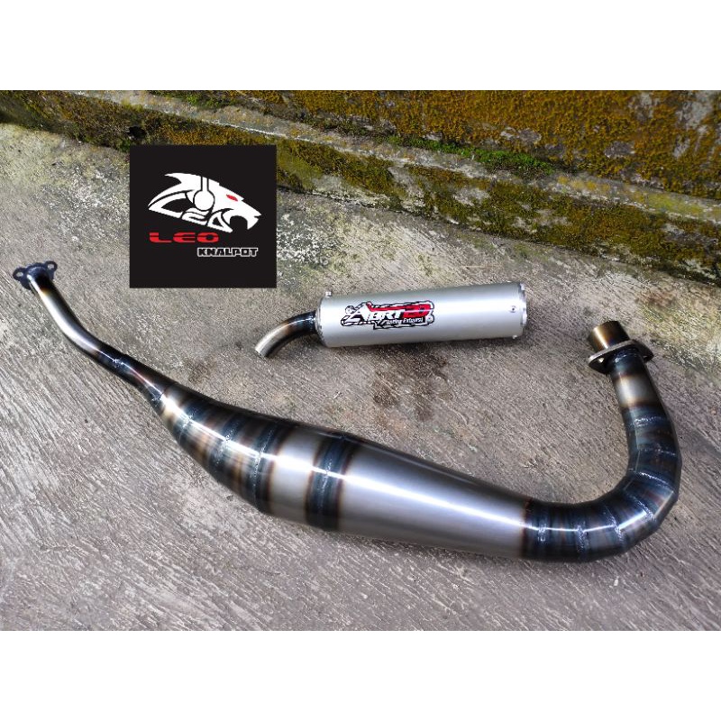 Knalpot Racing Satria Hiu Repsol Merek ABRT Satria 2tak