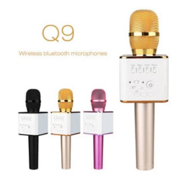 Mic Q9 Wireless Bluetooth Karoke Speaker MIC Q9 SMULE