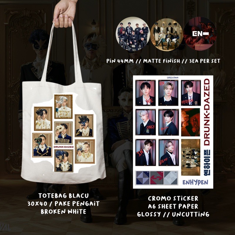 ENHYPEN DRUNK DAZED FANKIT PAKET LENGKAP PACK