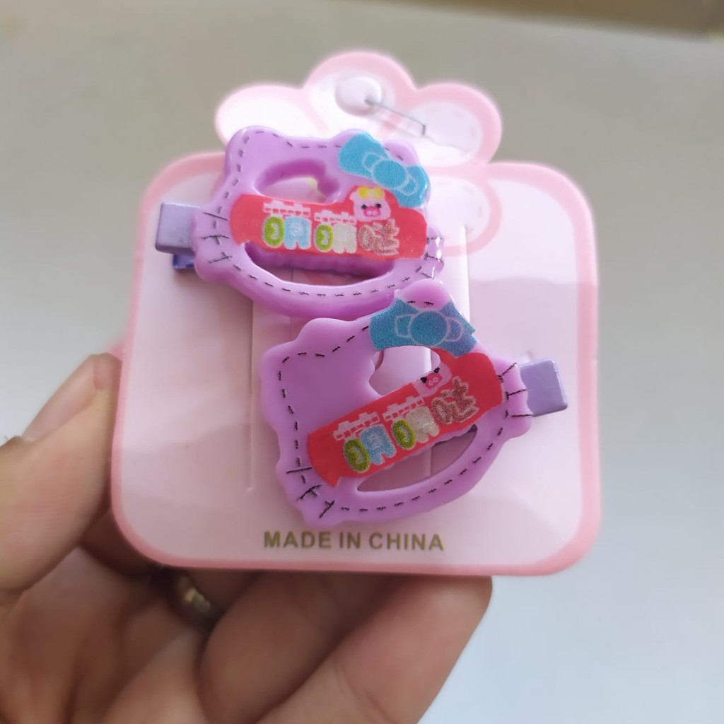 [AC] Jepit Rambut Anak Perempuan Hello Kitty