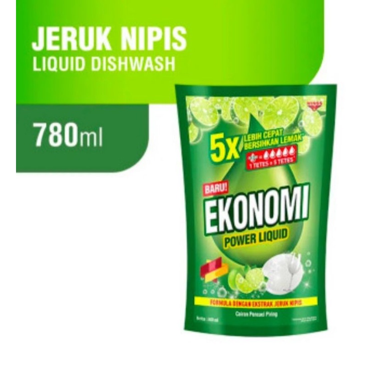 sabun cuci piring ekonomi 780ml jeruk liquid