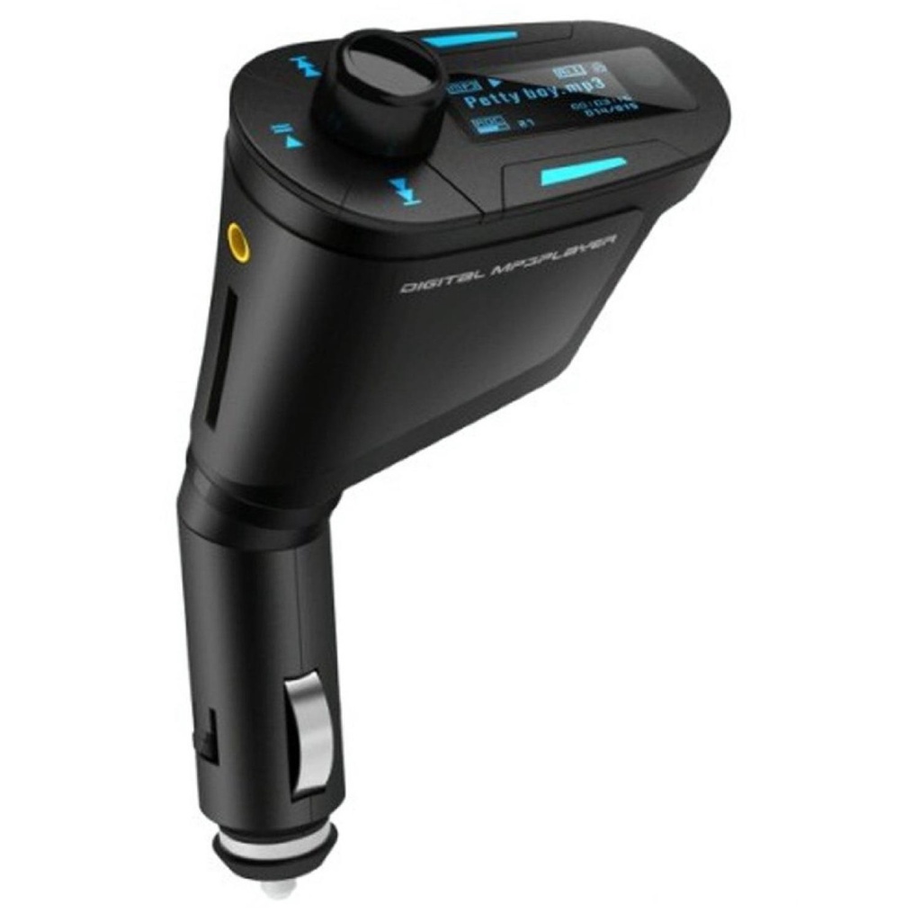 Taffware Car Kit MP3 Player FM Transmitter + USB SD Card Slot - FM-618-Hitam