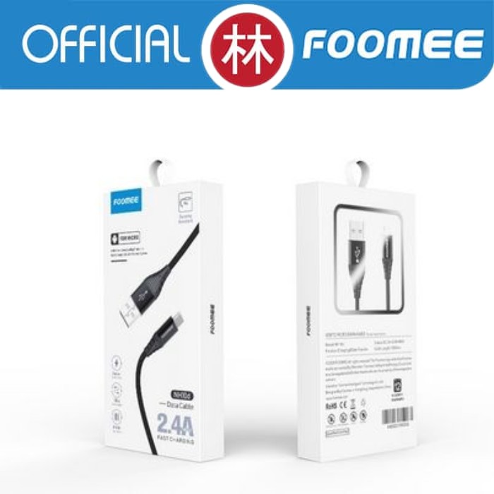 Foomee NH10D Data Cable Micro USB Fast Charging 2.4A