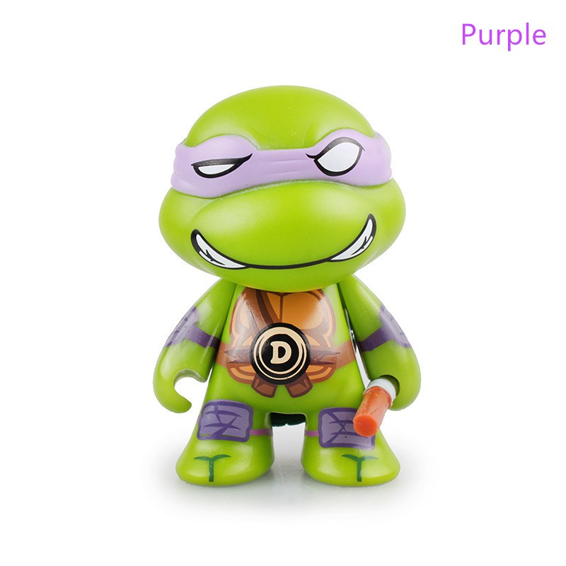 1pcs Ninjaed God Remaja Mutan Ninja Turtles TMNT Action Figure PVC Kartun Ninja Turtles Boneka Dengan Senjata Mainan Anak