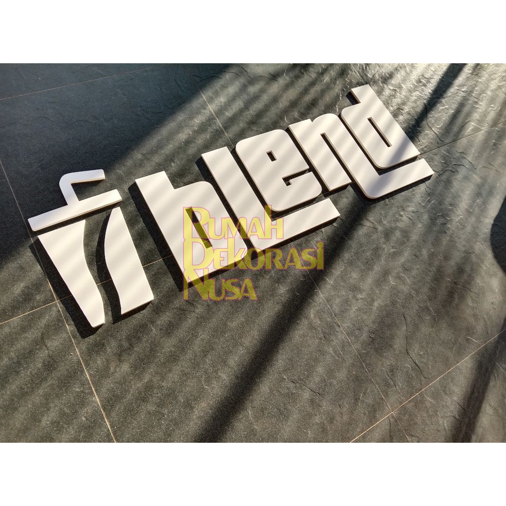 50cm, HURUF TIMBUL / PAPAN NAMA TOKO / PLANG NAMA PERUSAHAAN / PLANG TOKO