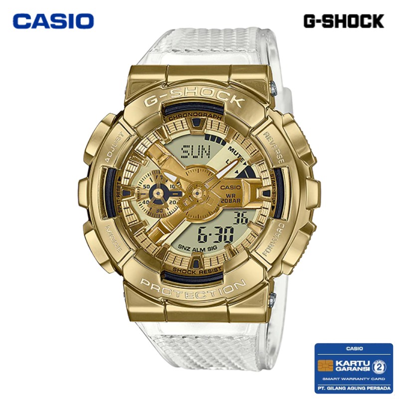 JAM TANGAN PRIA CASIO G-SHOCK GM-110SG-9A ORIGINAL - GSHOCK GM110SG JELLY GOLD