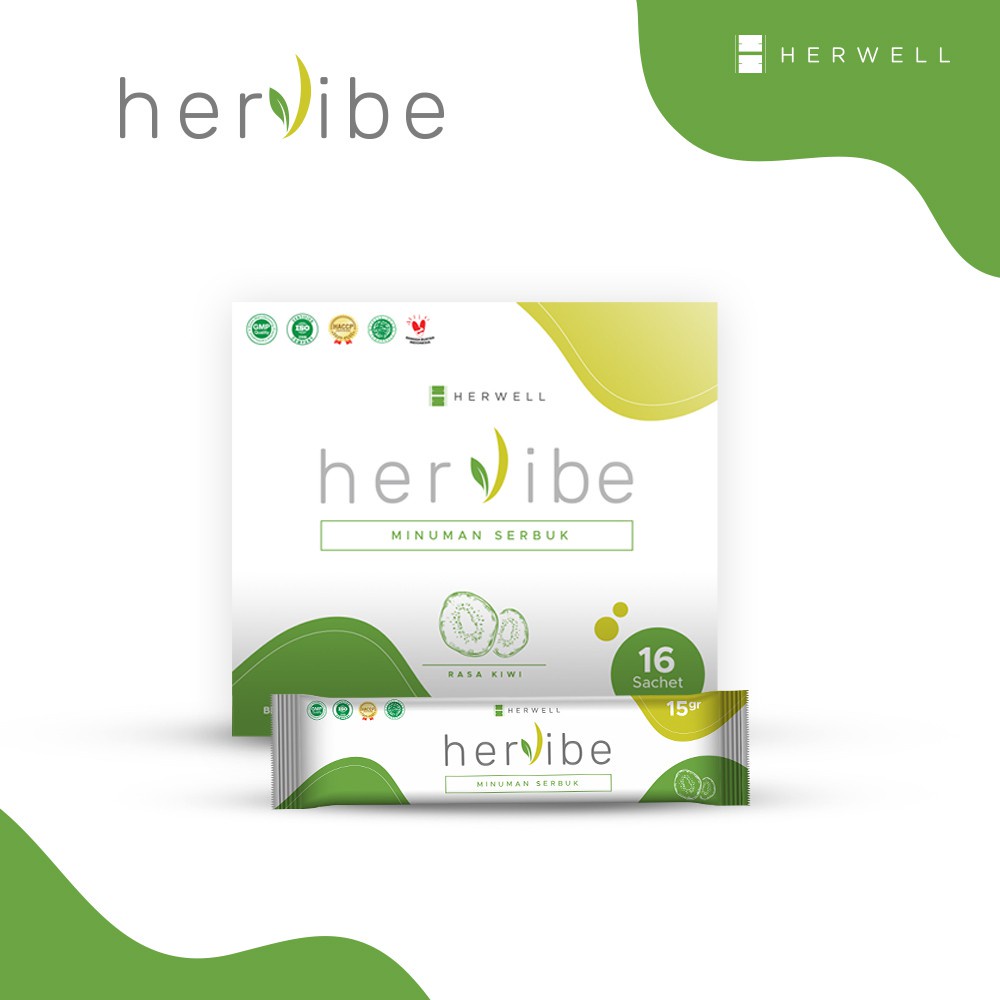 Herlean + Hervibe - Bundling 4 Pcs  Herwel BPOM HALAL ORIGINAL ORI OFFICIAL STORE Herwell ASLI