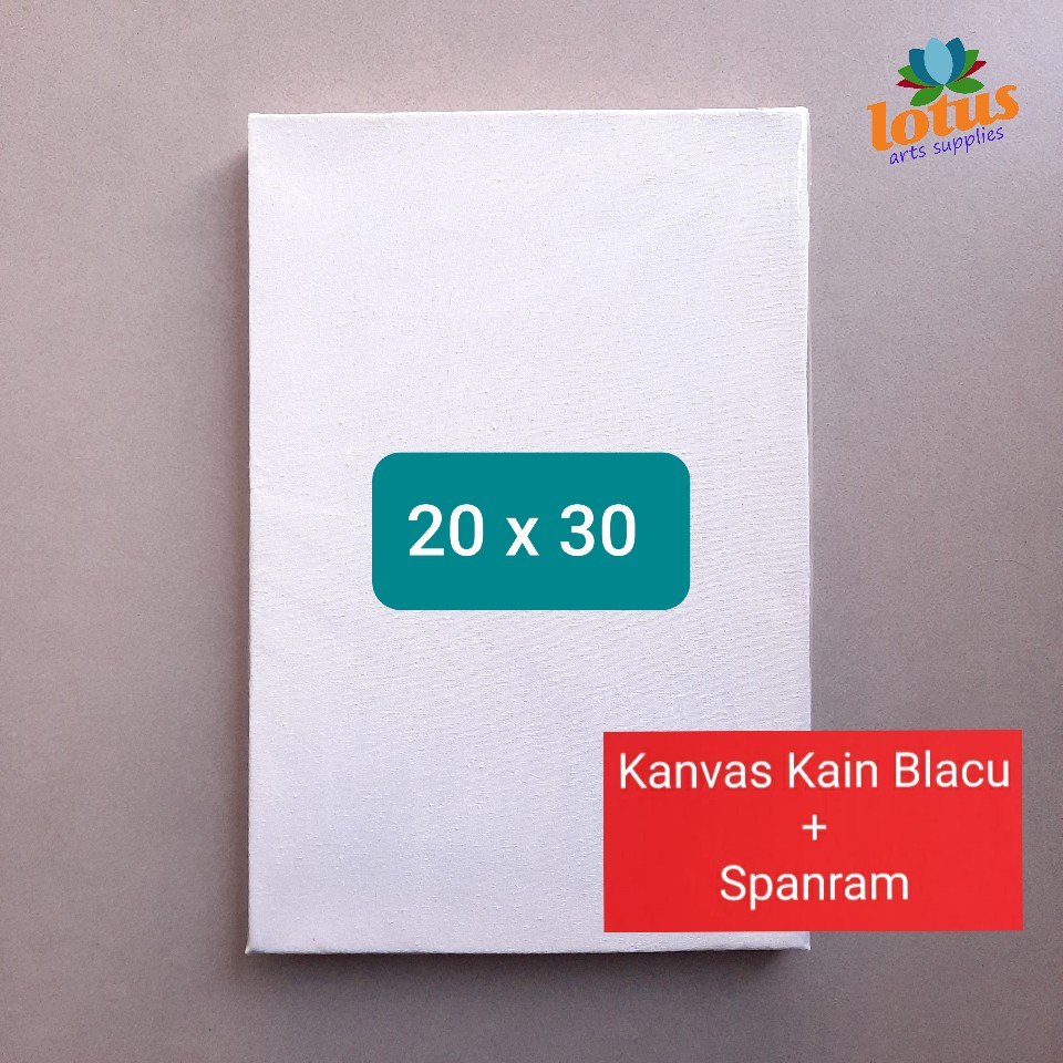 

Lotus Kanvas Lukis 20x30 Canvas Stretch Spanram
