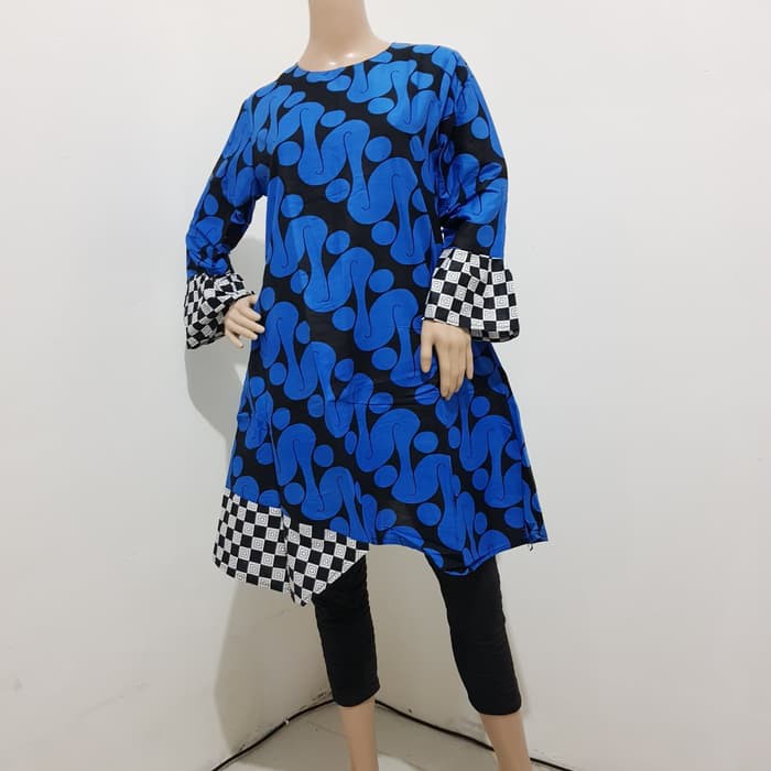 tunik batik motif terbaru   dress batik   midi dress batik Murah