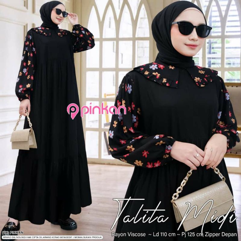 MIDI DRESS TALITA SAHIRA RAISA KIRANA BY PINKAN