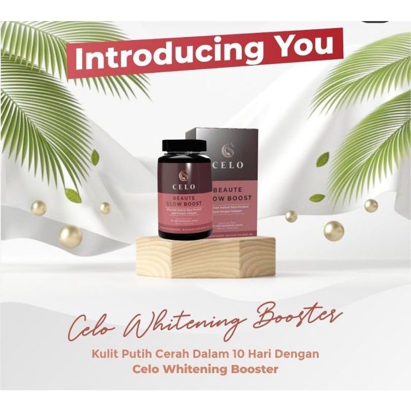 

Celo whitening glow booster bubuk 50 gr