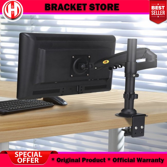 Bracket monitor/Brecket monitor 17-27 inch Bracket monitor jepit meja NB H80