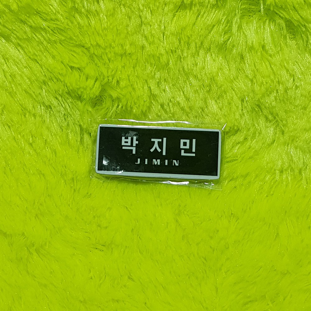 

Name Tag Kayu Kpop Nametag Bts Jimin Chimmy