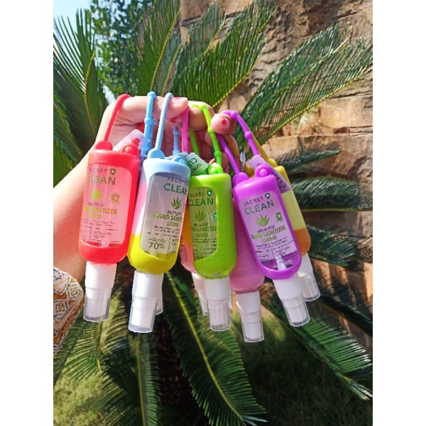 Secret Clean Hand Sanitizer gel 50 ml ORIGINAL Secret Clean Hand Sanitizer Spray Bonus Silicone Case