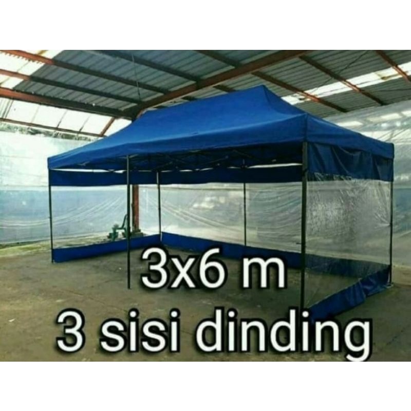 Tenda lipat uk 3x6 full dinding