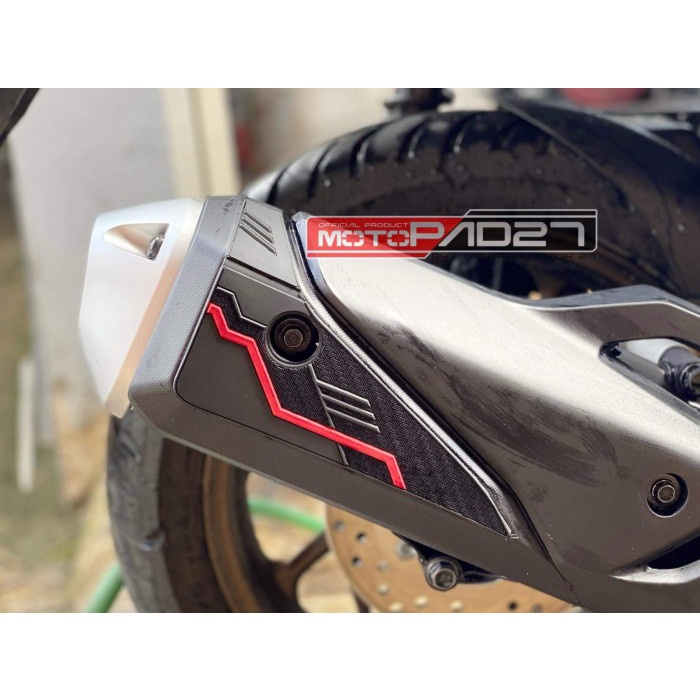 motopad27 stiker rubber knalpot honda vario 160