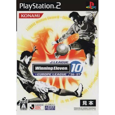 DVD Kaset Game PS2 J. League Winning Eleven 10 - Europe League '06-'07 English Patch