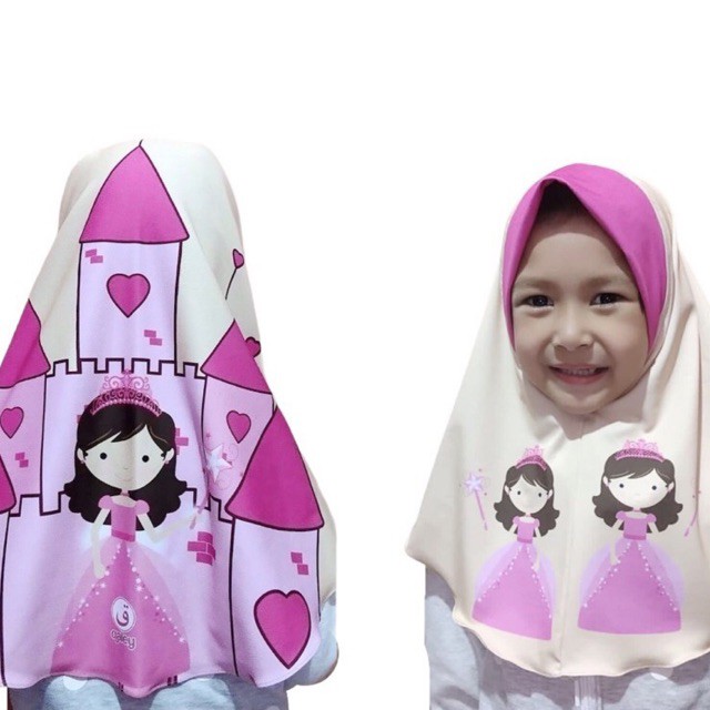 hijab instant motif baby princess