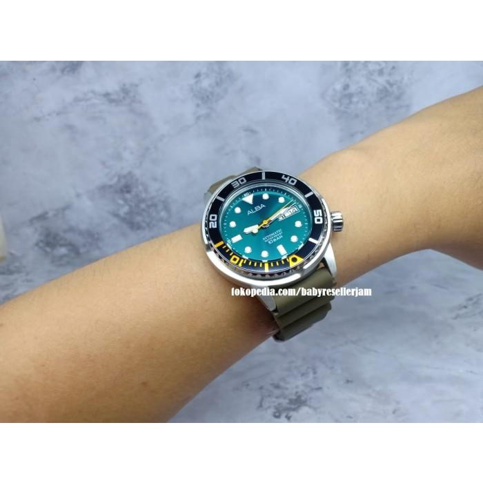 Jam Tangan Alba Men Automatic AL4249 AL4249X1 Original