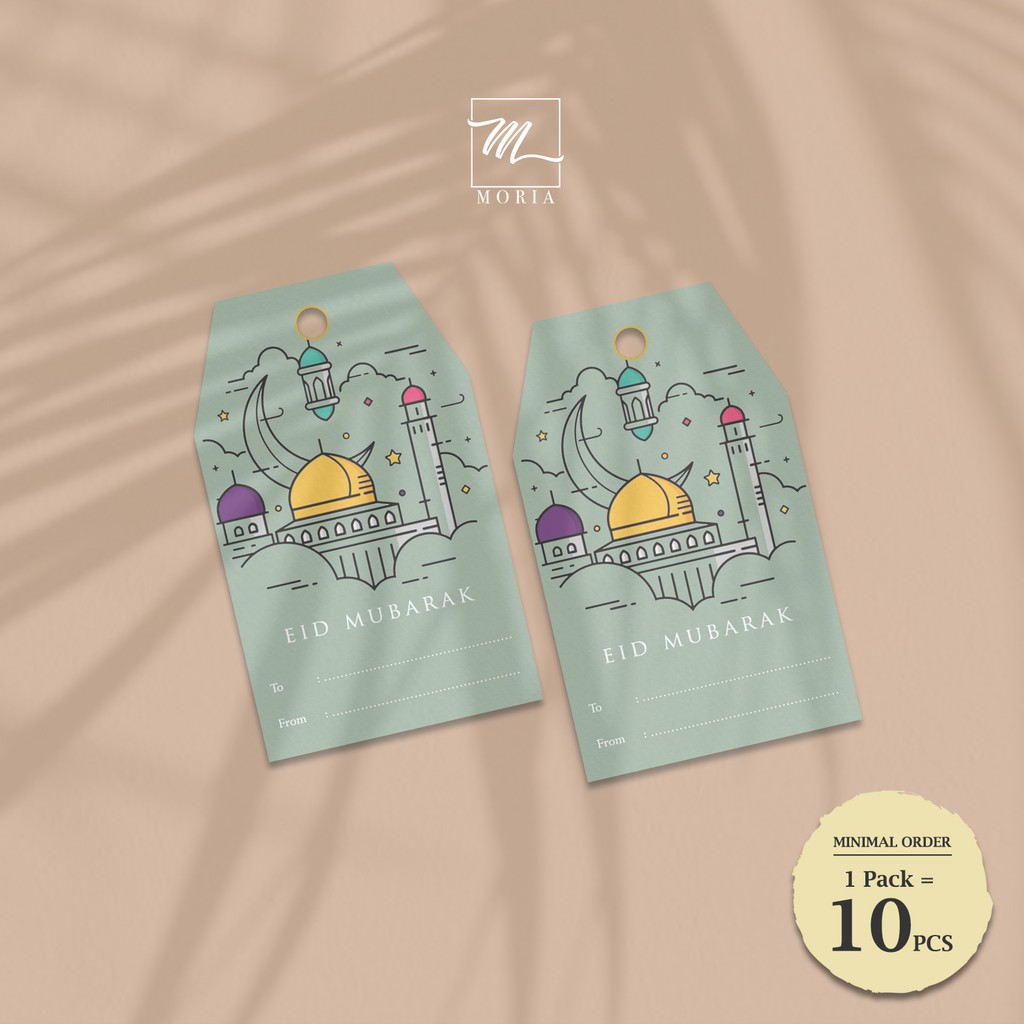 ExtraWrap (CCA) HT13- Hang Tag Gift card dus hampers kado parcel box makanan idul fitri / lebaran /