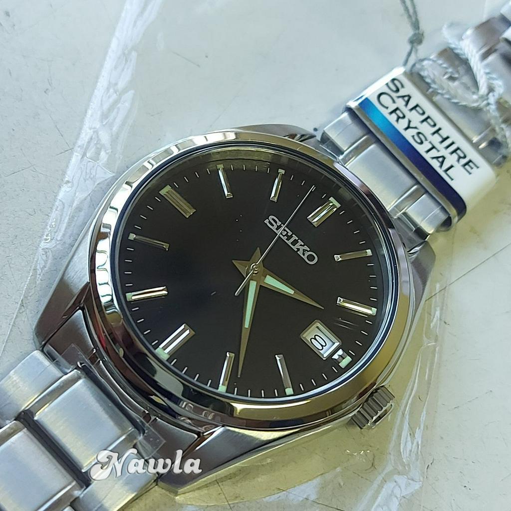 Seiko Quartz SUR311P1 Classic Sapphire Black - Jam Tangan Pria SUR311