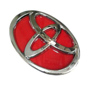 Emblem Pengganti Garuda Calya Logo Toyota Background Merah