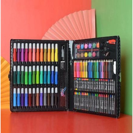 

Ready...Ready...Ready...] Super Mega Art Set Anak 150pcs Spidol Crayon / Set Menggambar