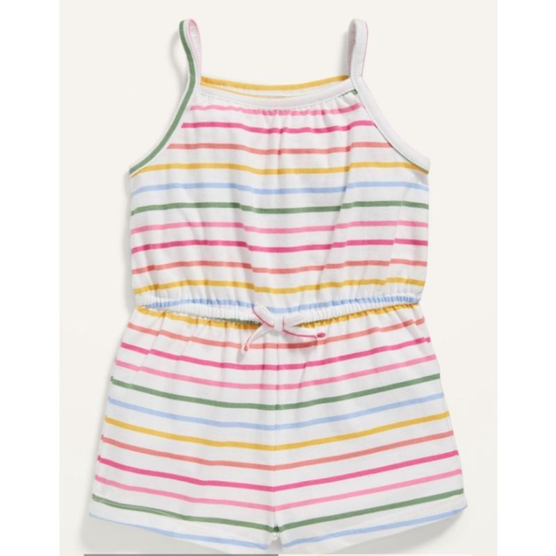 (Nb-12m) ROMPER OLD NAVY ANAK BAYI PEREMPUAN ORIGINAL BRANDED-Rainbow Stripe