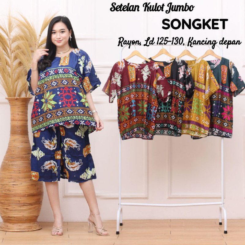 setelan kulot jumbo/setelan kulot